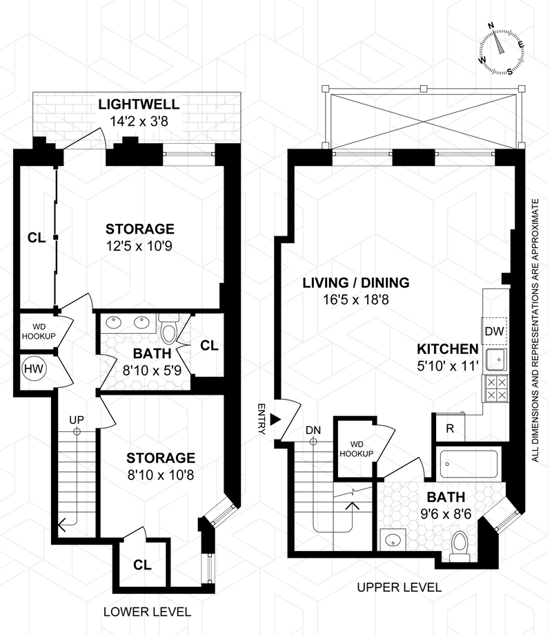 Floorplan for 558 West 150th Street, 102