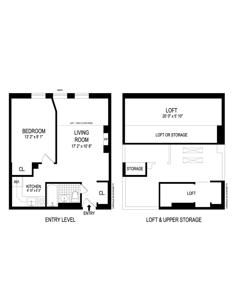 Floorplan for 304 West 88th Street, 4D