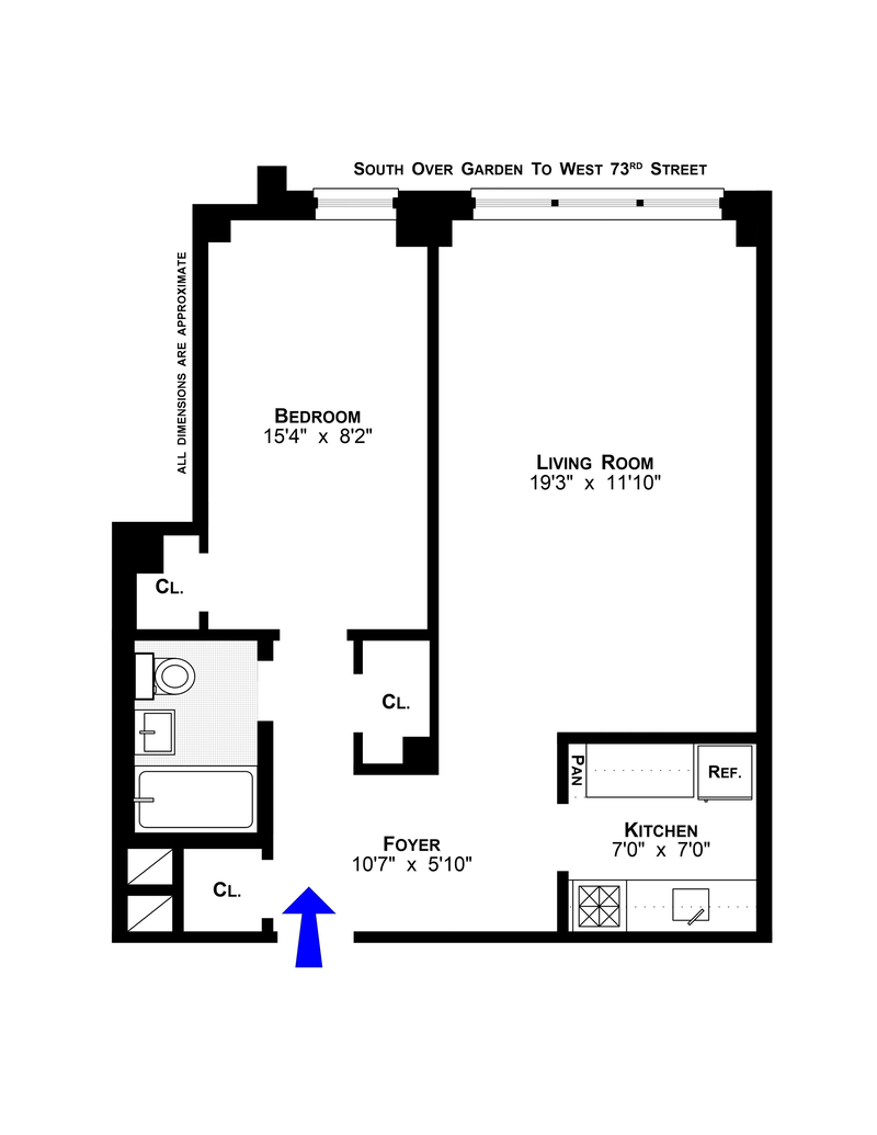 Floorplan for 11 Riverside Drive, 2SE