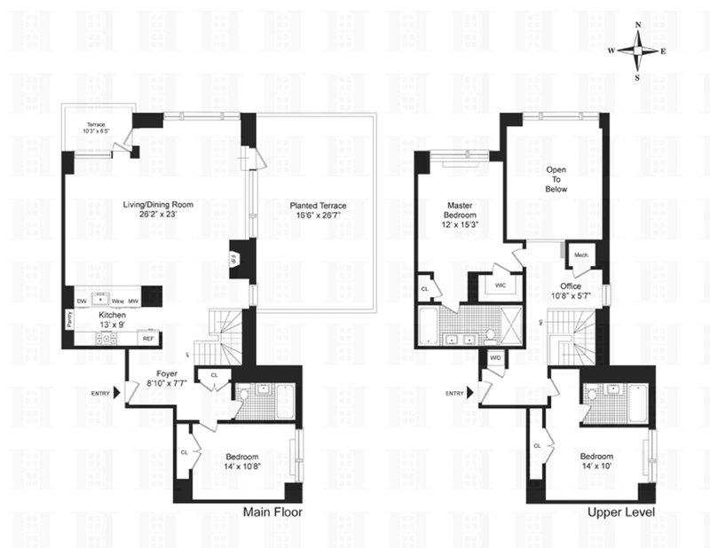 Floorplan for 34 North 7th St, 7T