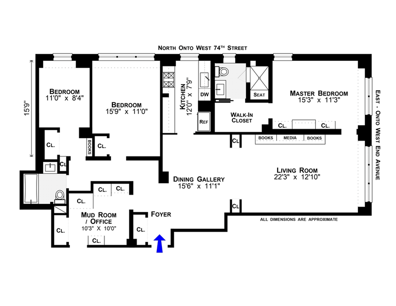 Floorplan for 11 Riverside Drive, 10EE