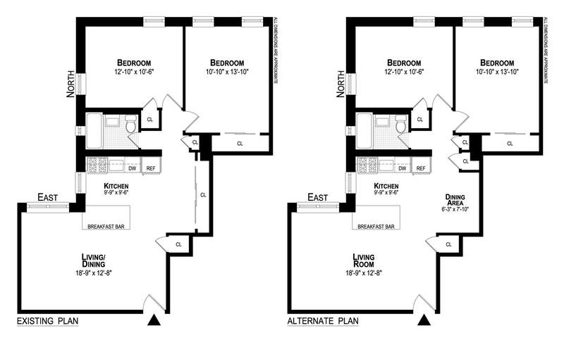 Floorplan for 263 Bennett Avenue, 7G
