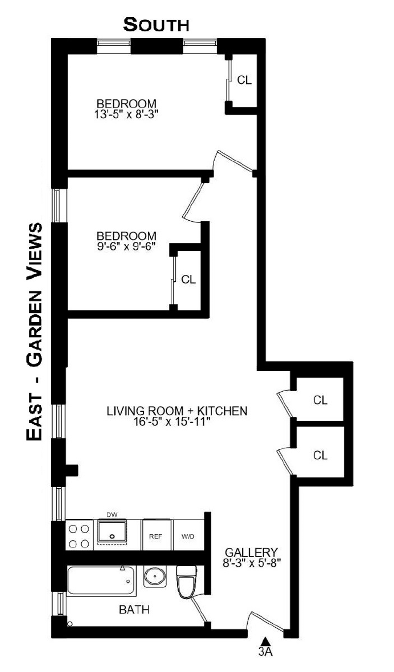 Floorplan for 120 East 89th Street, 3A