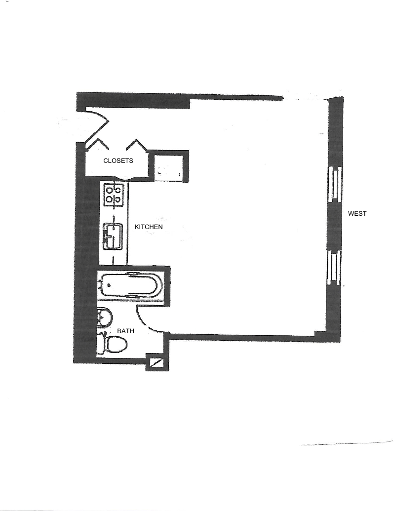 Floorplan for 160 East 91st Street, 4G