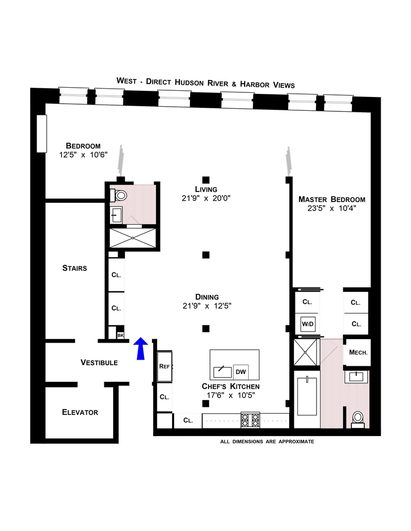 Floorplan for 288 West Street