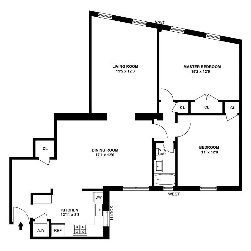 Floorplan for 835 Riverside Drive, 3D