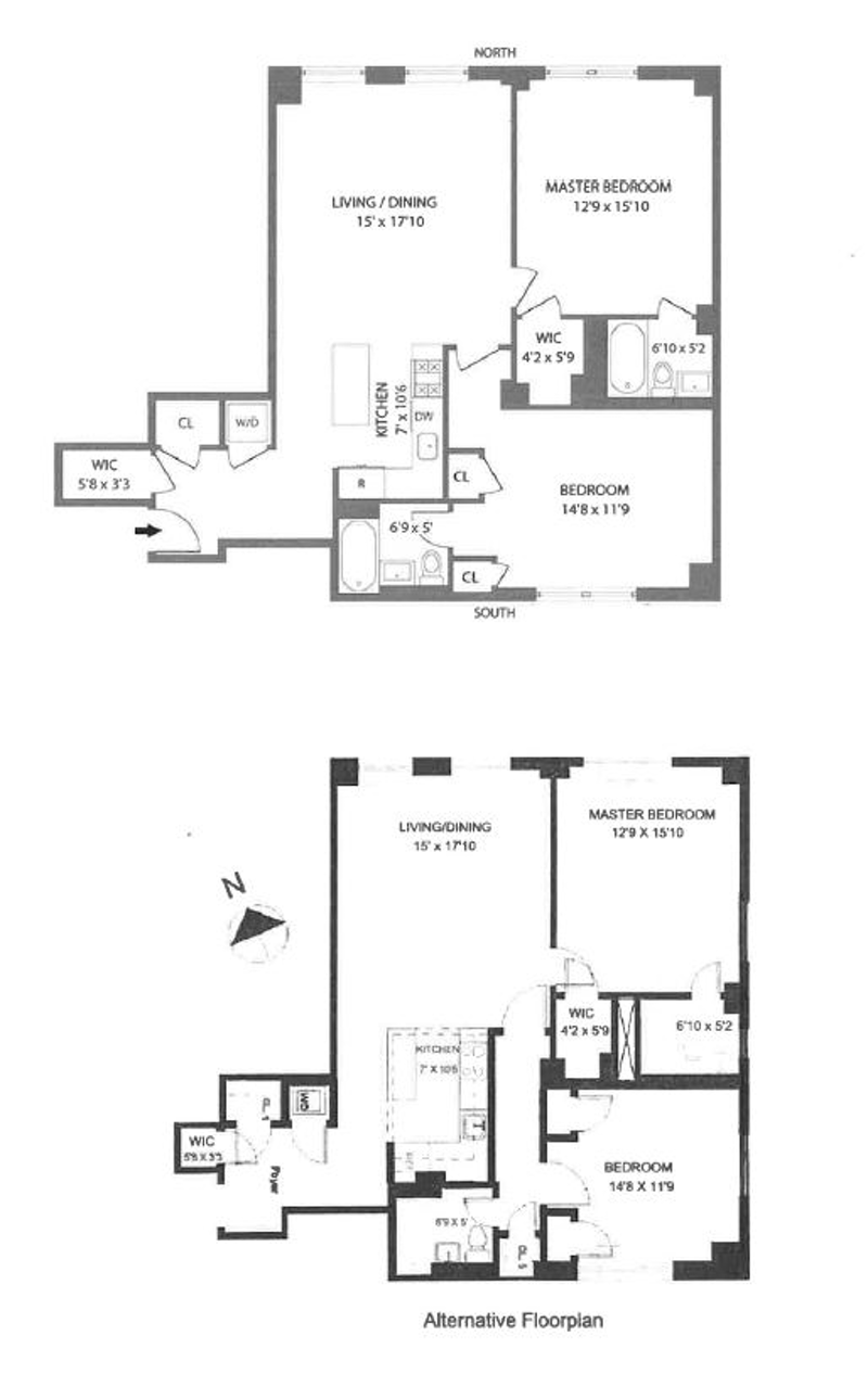 Floorplan for 40 West 72nd Street, 33