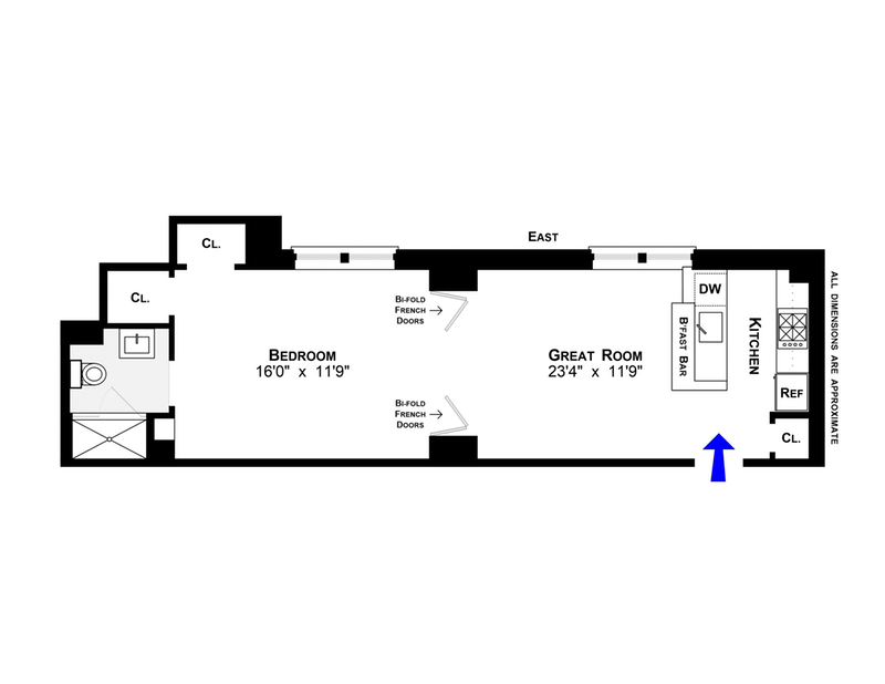 Floorplan for 27 West 72nd Street, 1114