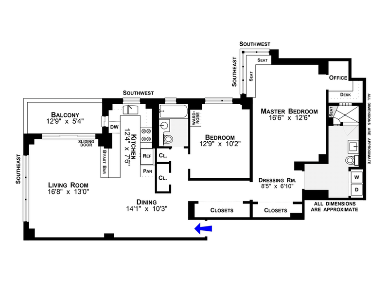 Floorplan for 383 Grand Street