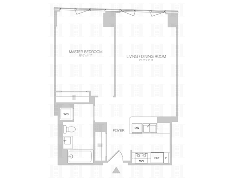 Floorplan for 57 Reade Street, 6B