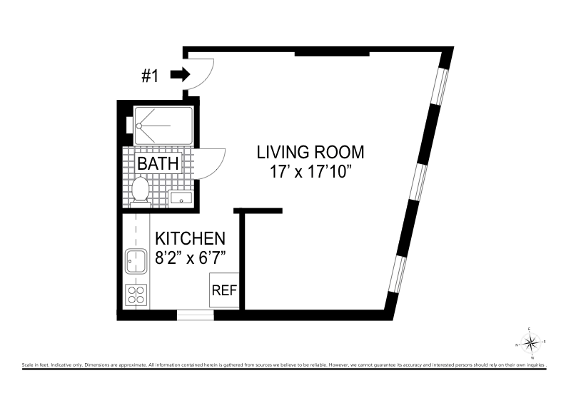 Floorplan for 224 Elizabeth Street, 1