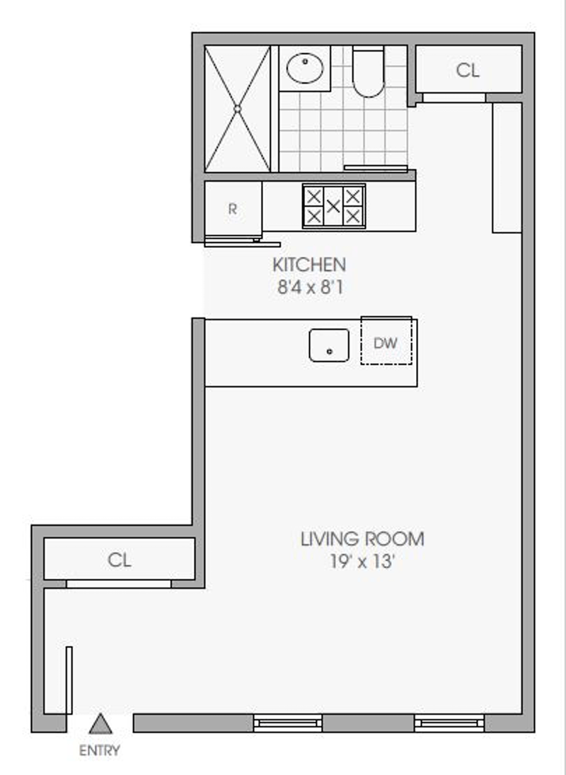 Floorplan for 111 West 130th Street, GF
