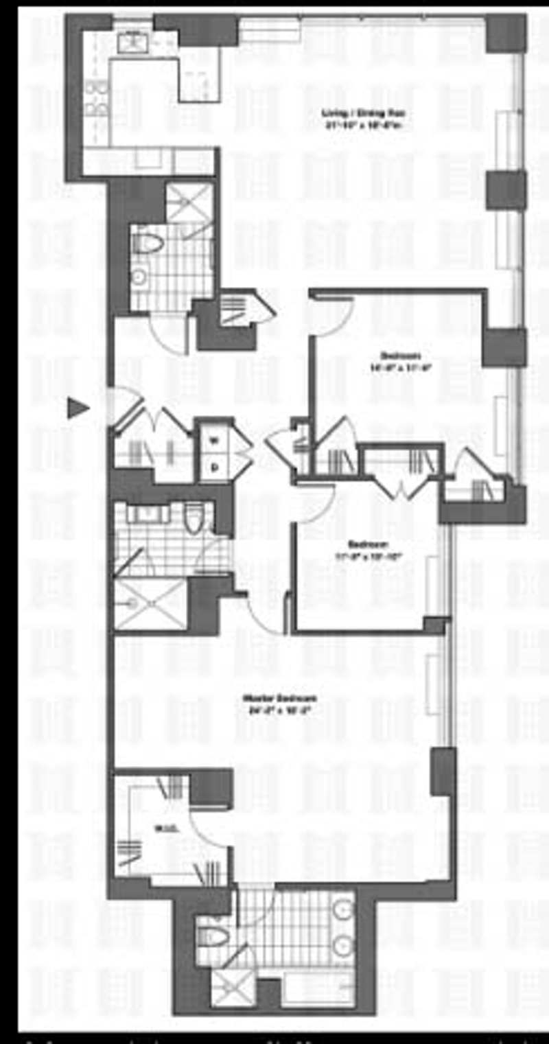 Floorplan for 322 West 57th Street, PH57K