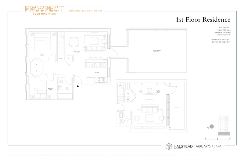 Floorplan for 496 Prospect Place, GARDEN