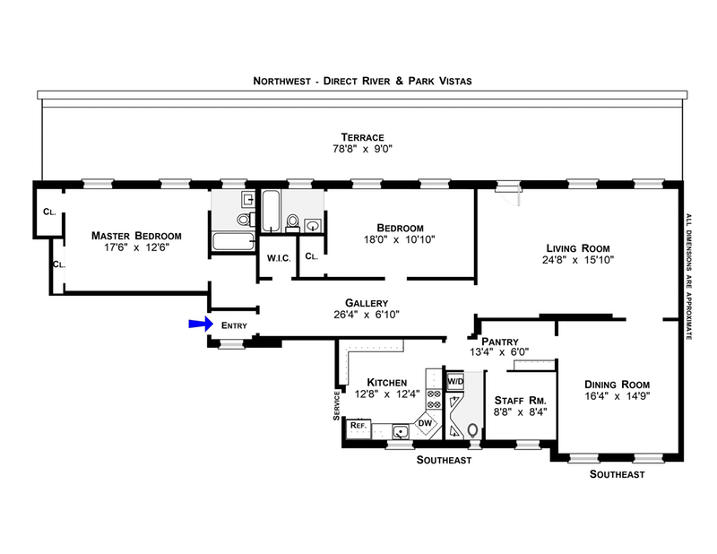 Floorplan for 173 Riverside Drive, PH16D