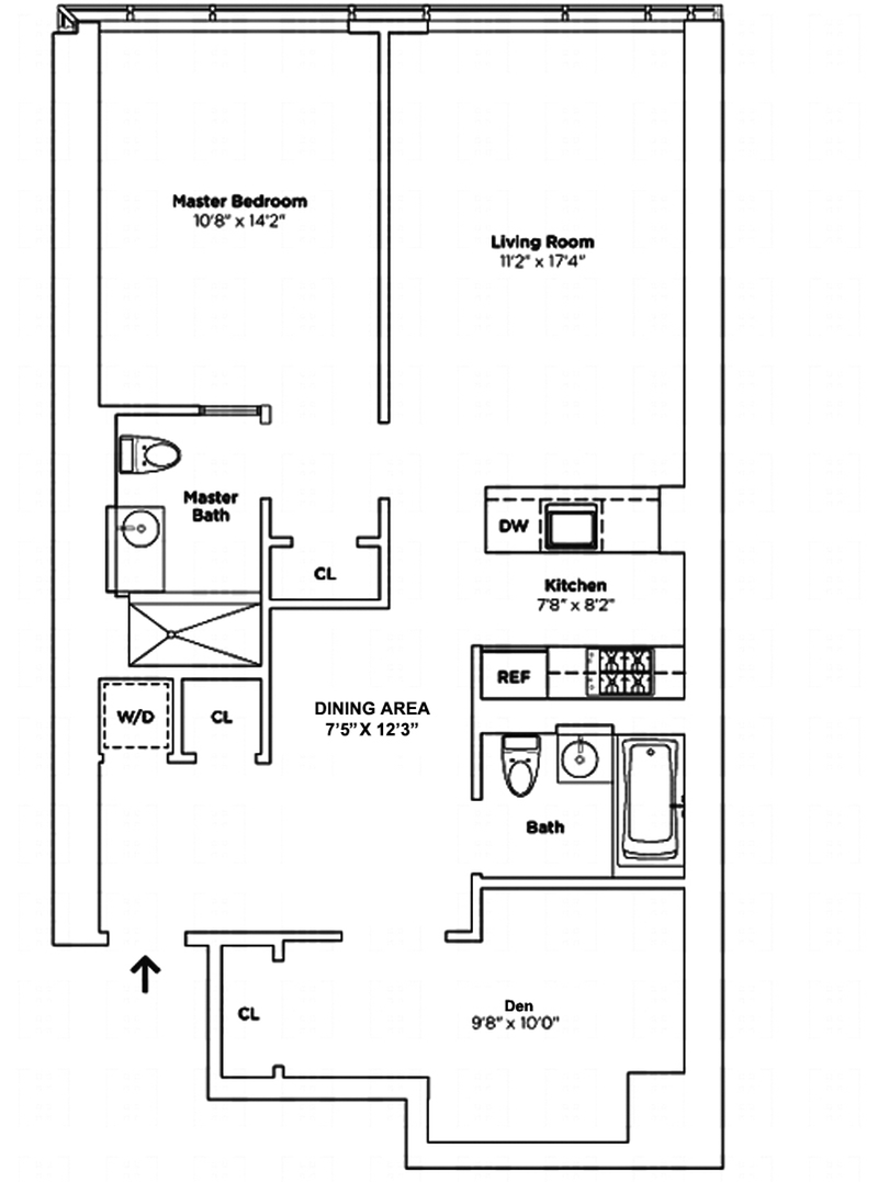 Floorplan for 88 Morningside Avenue, 4F