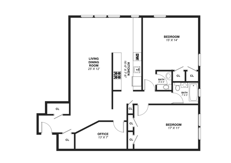 Floorplan for 110 Dehaven Drive, 617