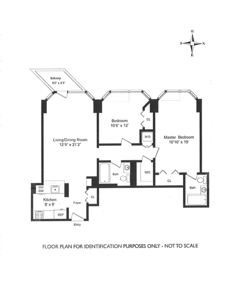 Floorplan for 200 East 32nd Street, 31C