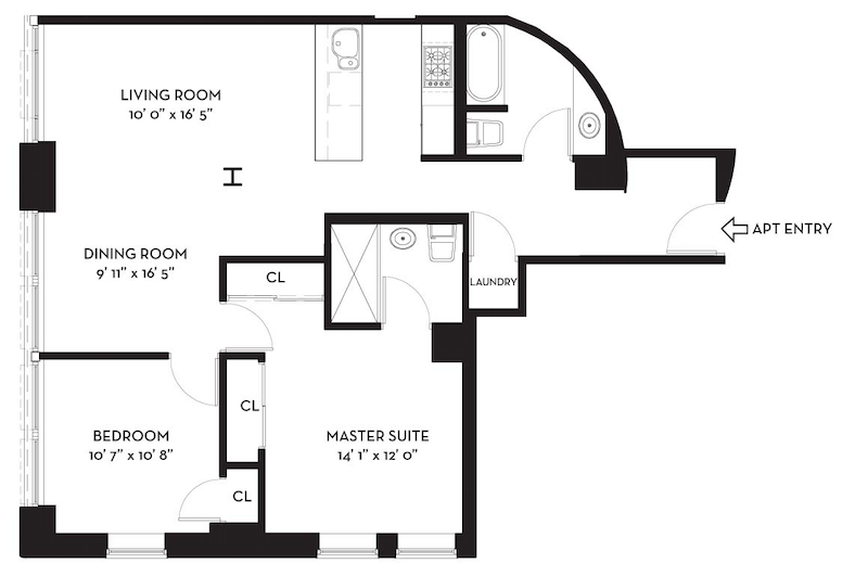 Floorplan for 37 Bridge Street, 6A
