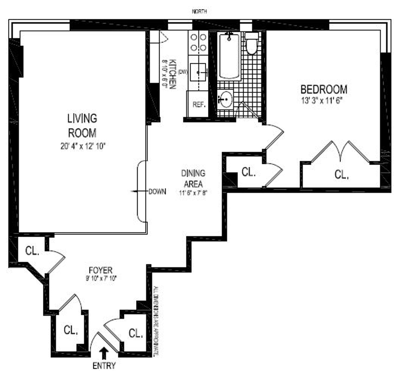 Floorplan for 231 East 76th Street, 4H