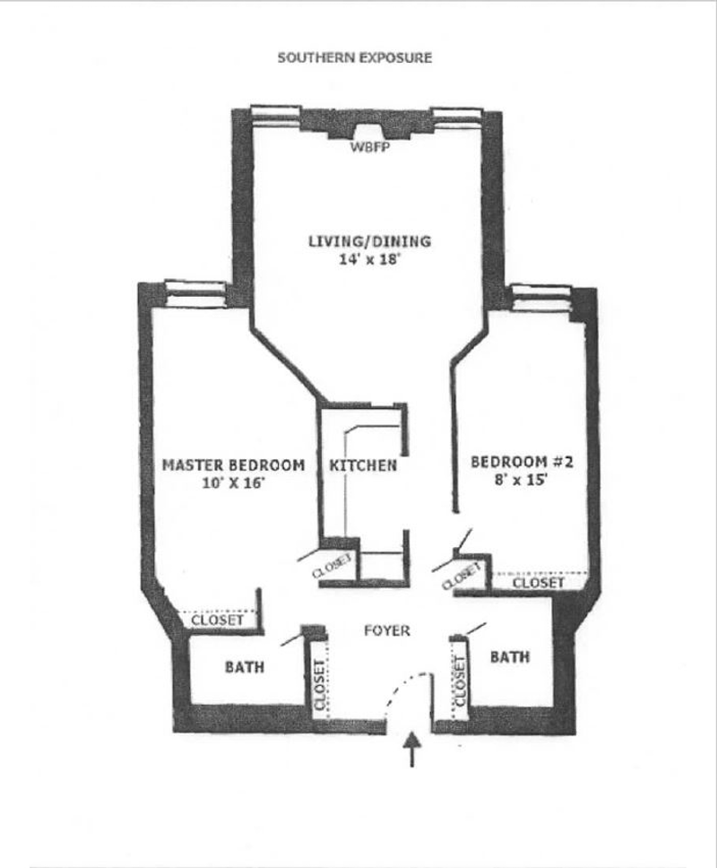 Floorplan for 190 Garfield Place, 4D