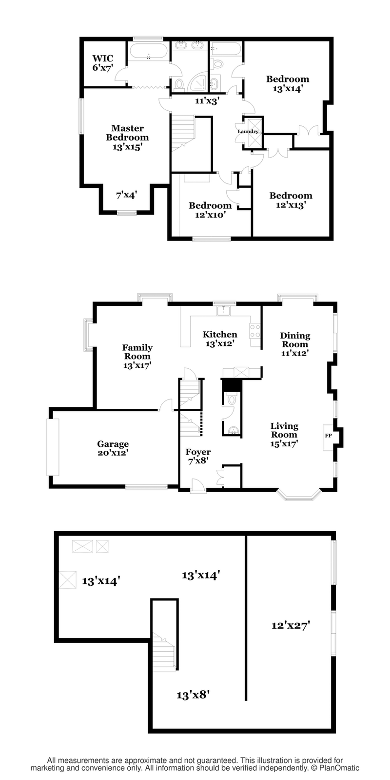 Floorplan for 11A Piping Rock Drive