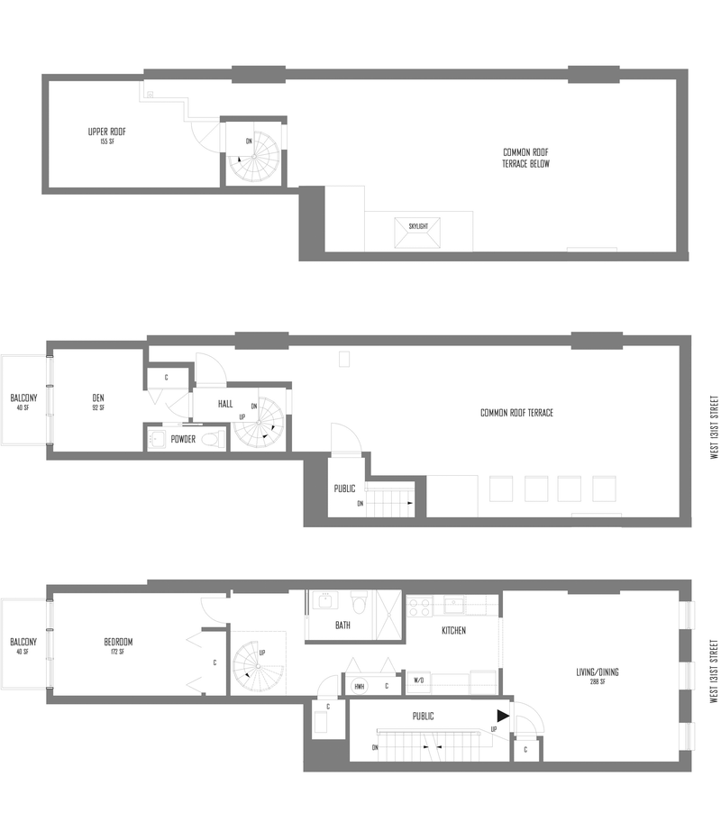 Floorplan for 121 West 131st Street, 4