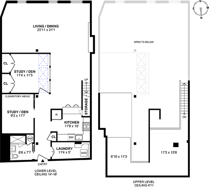Floorplan for 50 Bridge Street, 511