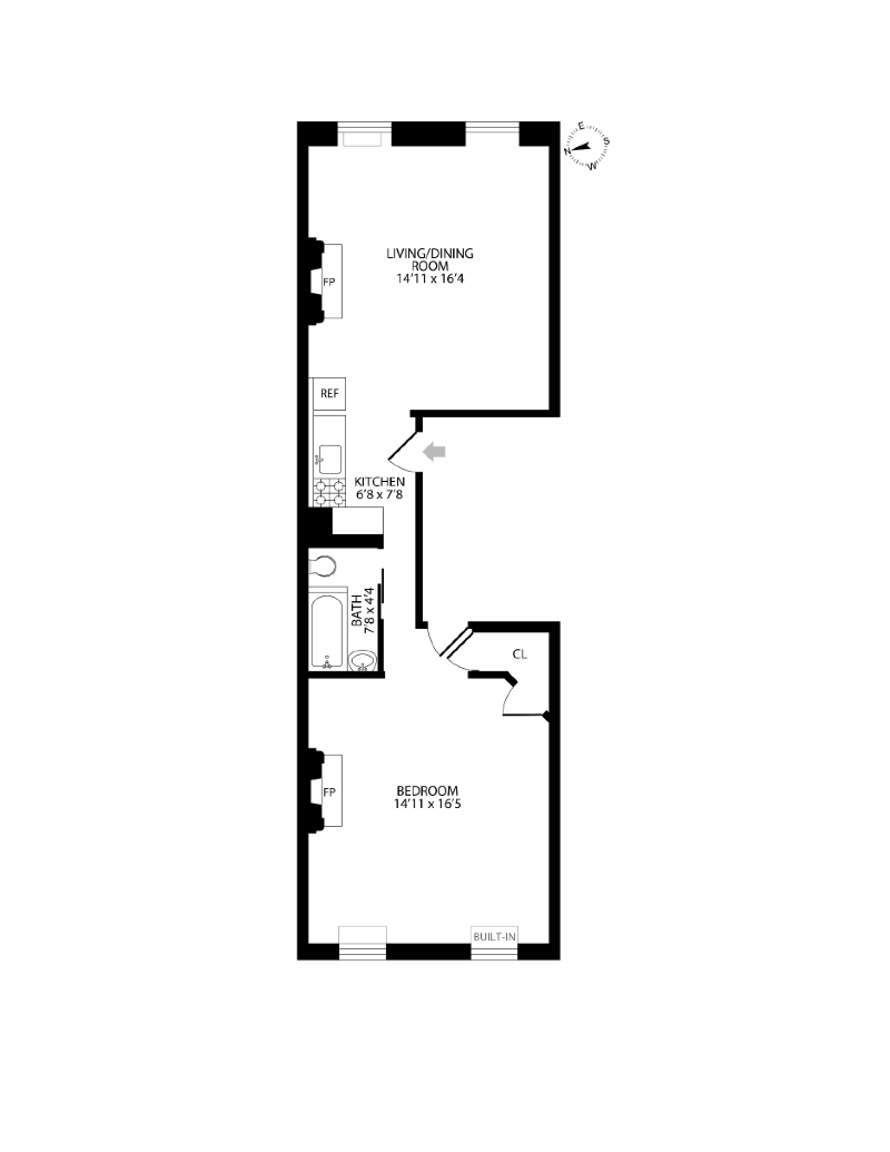 Floorplan for 862 Lexington Avenue