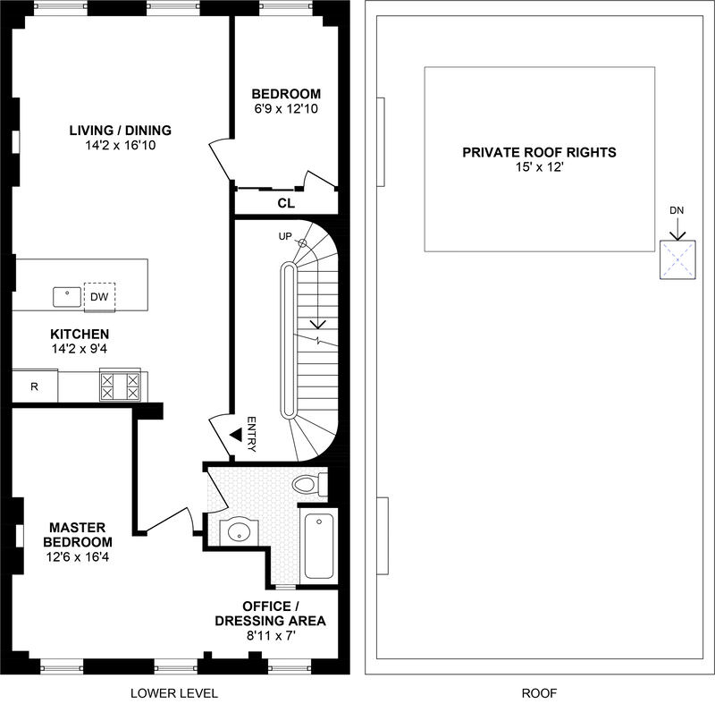 Floorplan for 487, 3rd Street 3