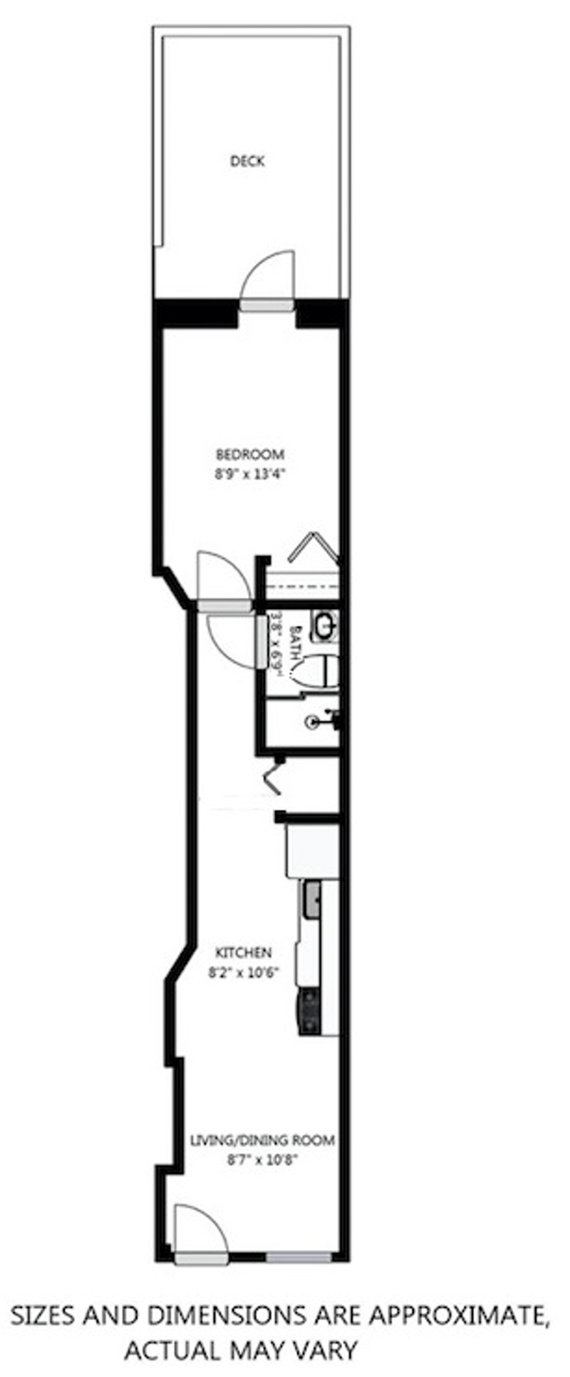 Floorplan for 120 Willow Ave, 1R