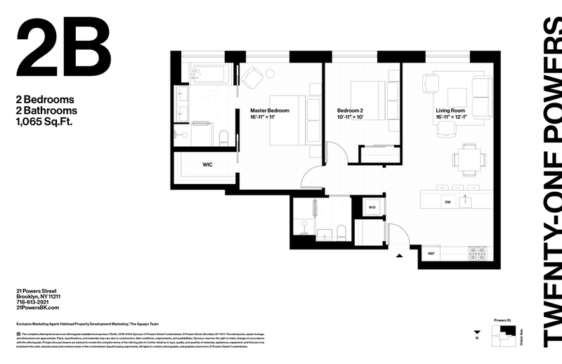 Floorplan for 21 Powers Street, 2B