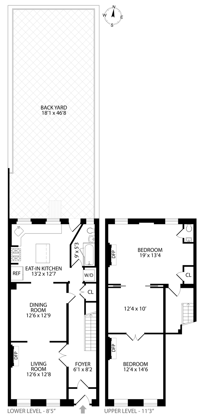 Floorplan for 19 Halsey Street