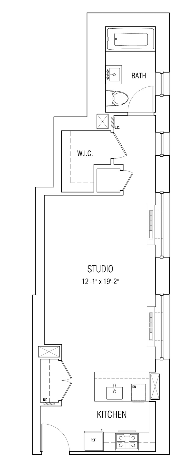 Floorplan for 58 Metropolitan Avenue, 6A
