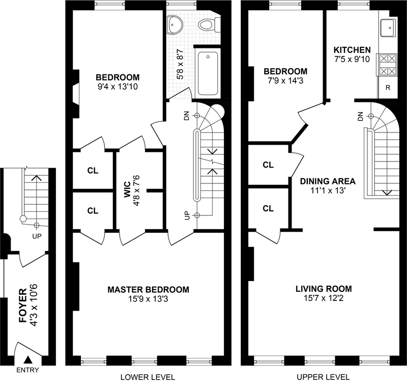 Floorplan for 39 Irving Place, 2