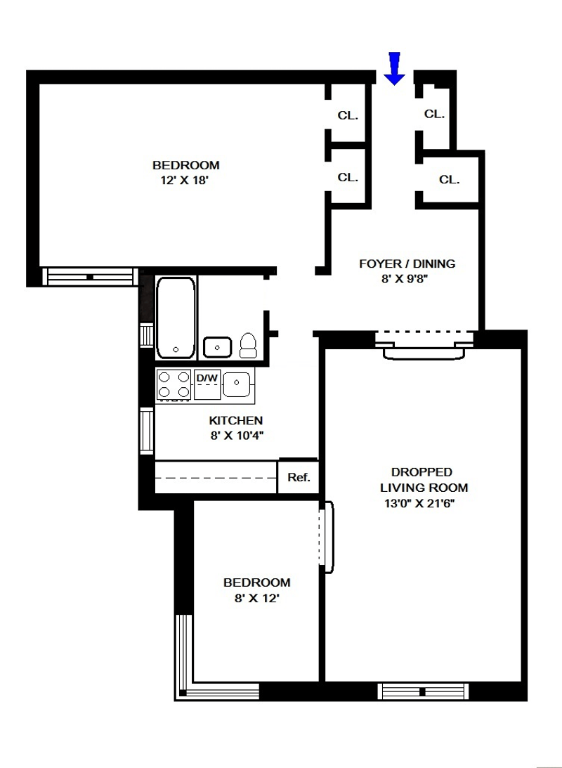 Floorplan for 310 East 75th Street