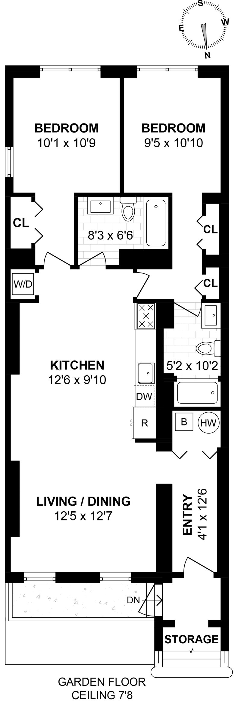 Floorplan for 239 4th Street, 1