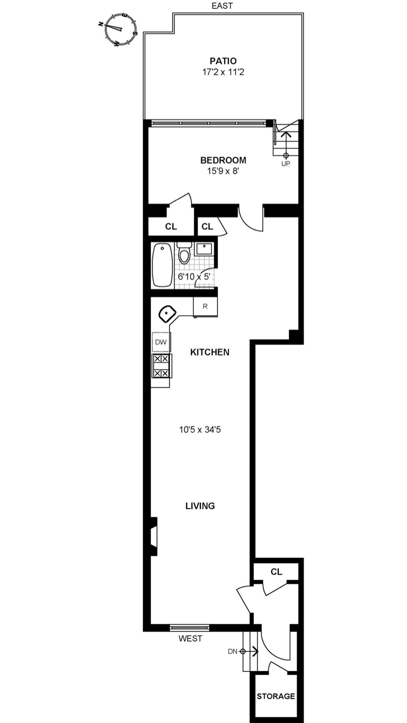 Floorplan for 137 Adelphi Street, 1