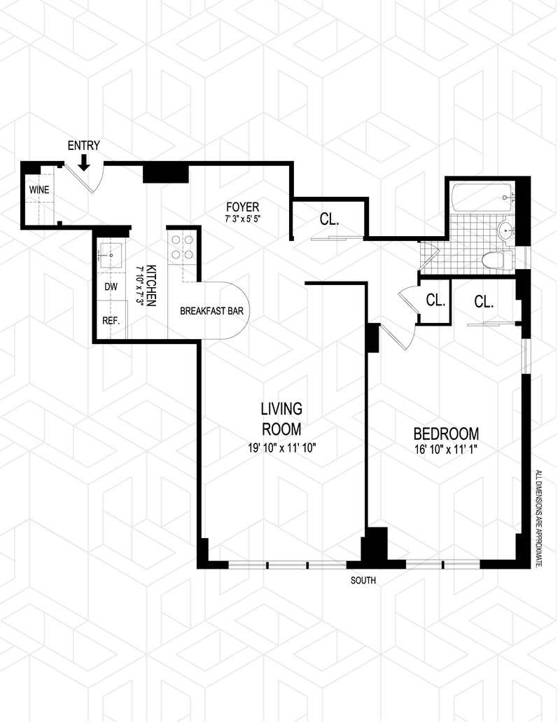 Floorplan for 220 East 54th Street