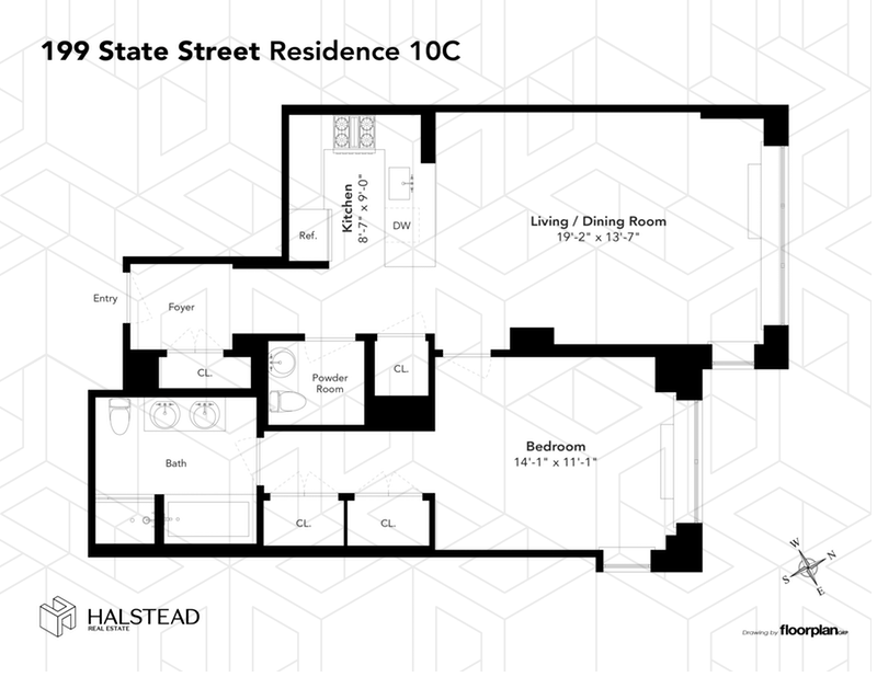 Floorplan for 199 State Street