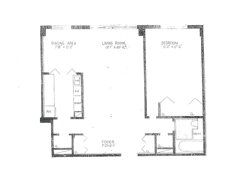 Floorplan for 2400 Johnson Avenue, 2C