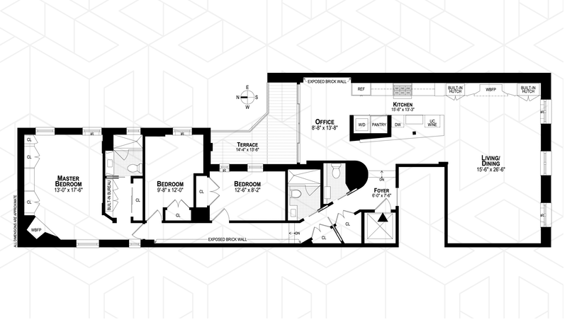 Floorplan for 49 West 9th Street, 4AB