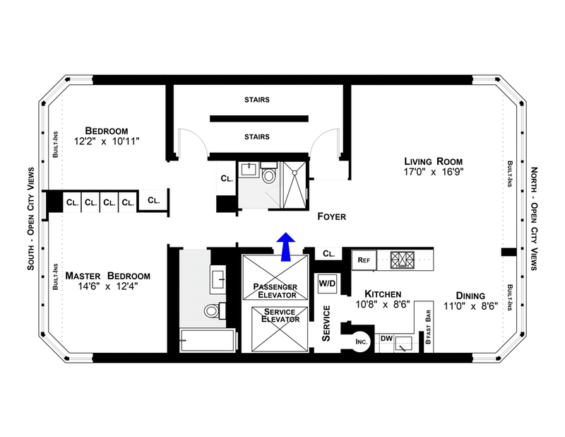 Floorplan for 110 East 71st Street, 13