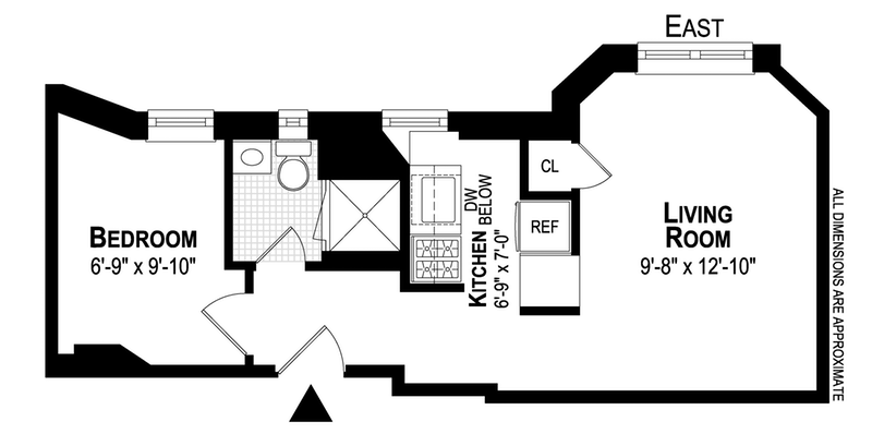 Floorplan for 321 East 12th Street, 19