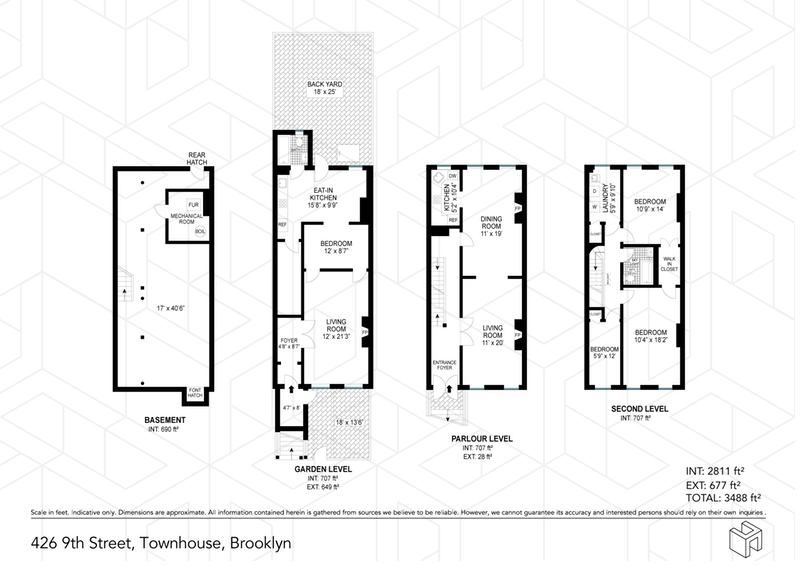 Floorplan for 426 9th Street
