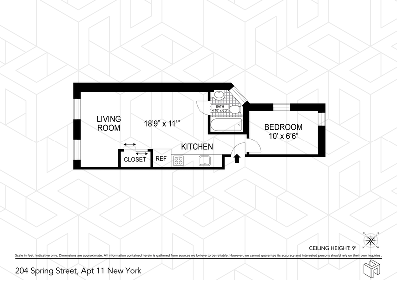 Floorplan for 204 Spring Street, 11