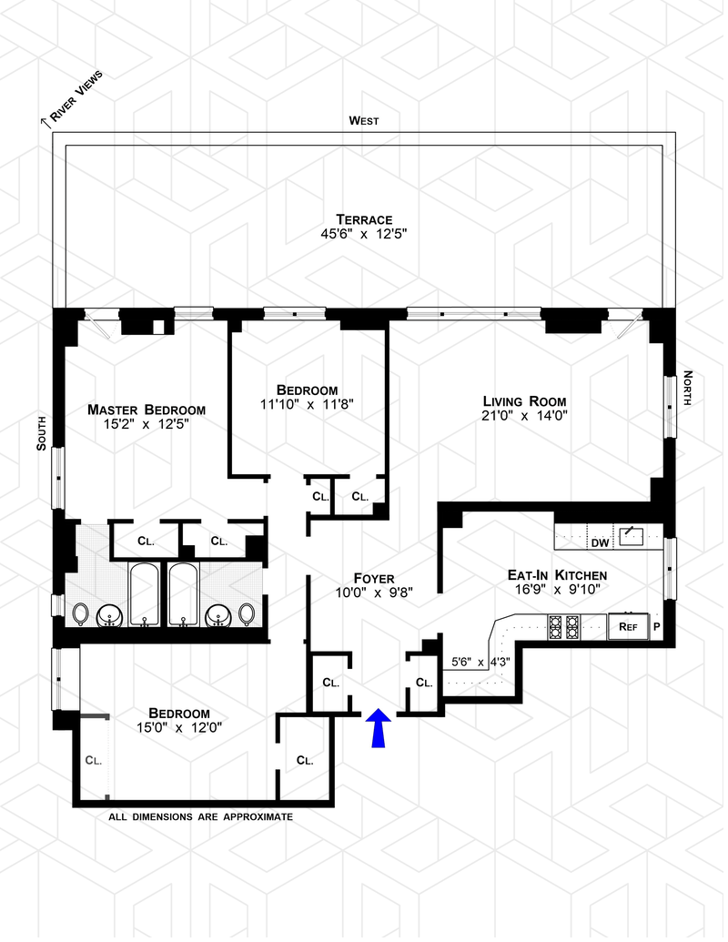 Floorplan for 457 FDR Drive