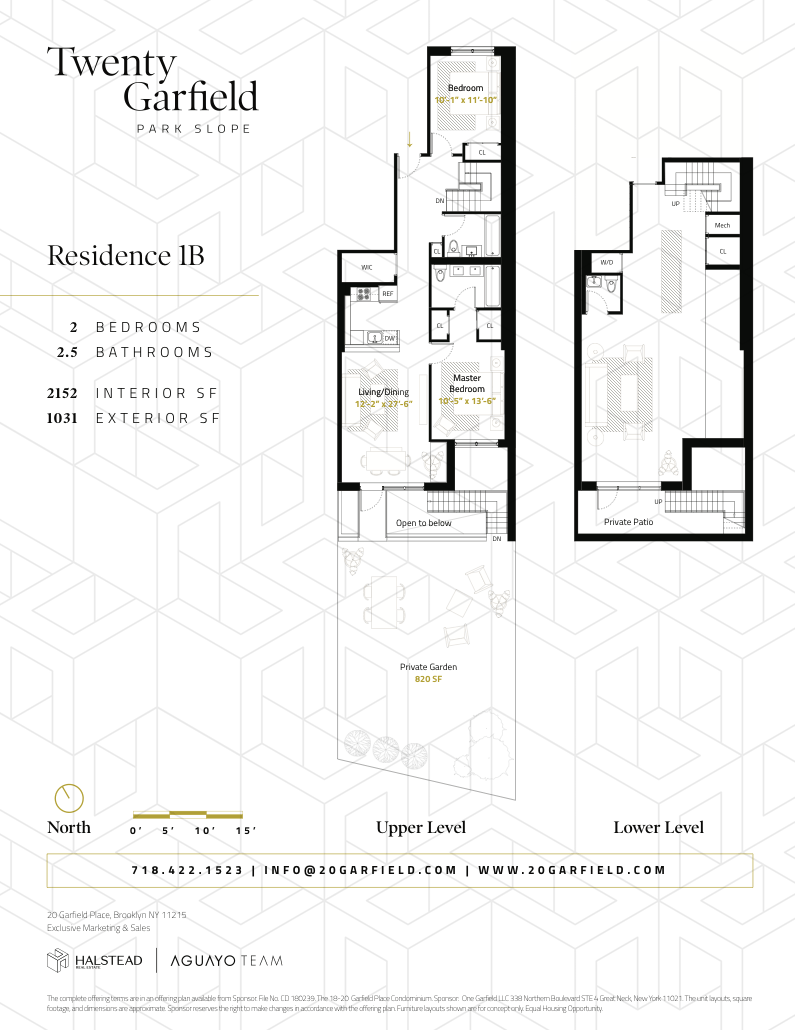 Floorplan for 20 Garfield Place, 1B