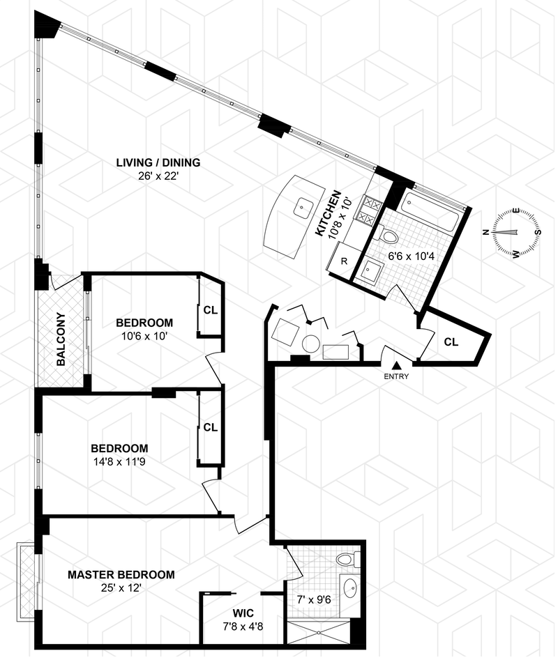 Floorplan for 84 Willow Ave, PHA