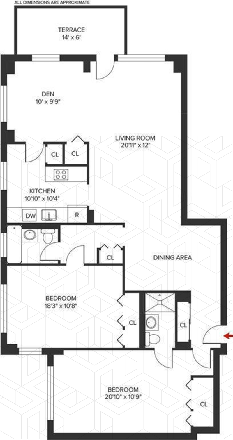 Floorplan for 1020 Grand Concourse